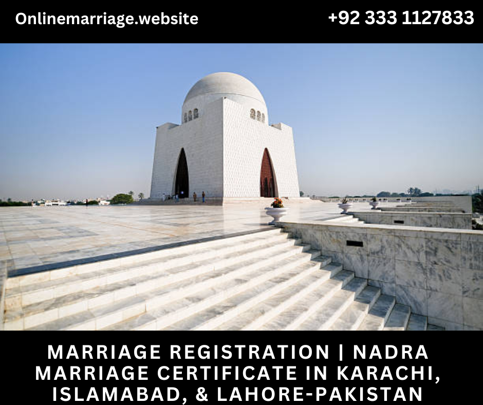 Nadra Marriage Certificate Karachi